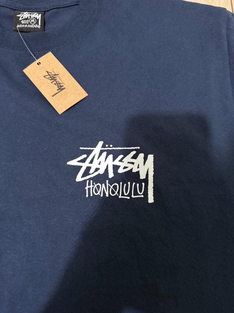 『新品未着用』STUSSY HONOLULU ネイビー Mサイズ