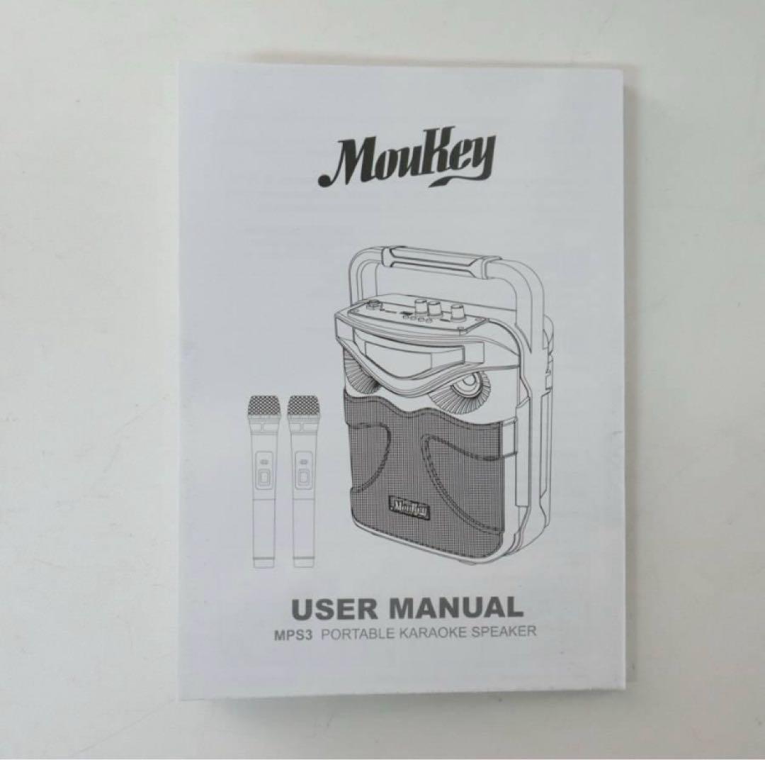 新品 MouKey MPS3 無線 ポータブルスピーカー マイク2本イベント