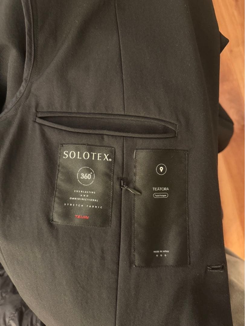 TEATORA SOLOTEX グレー テーラードジャケット