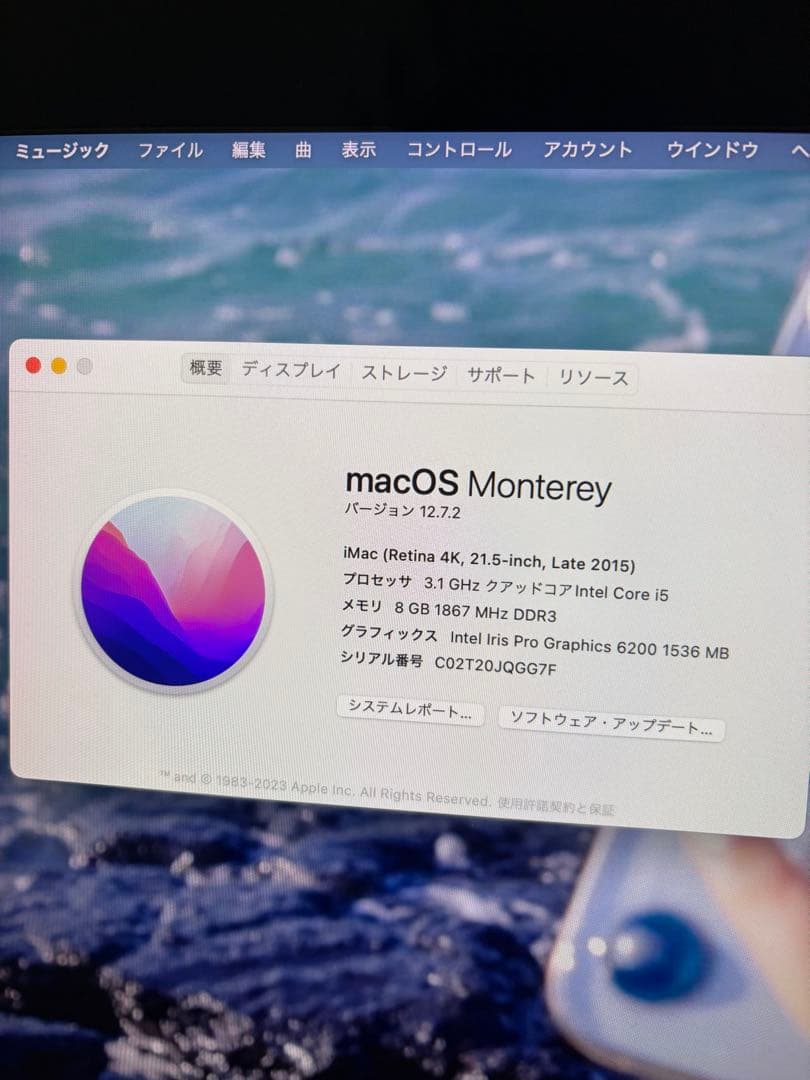 Macデスクトップ CTOYSKYiMac Retina 4K 21.5-inch Late