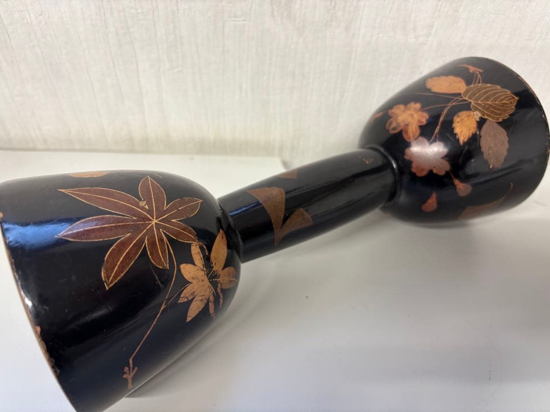 よ*し様 小鼓　胴　蒔絵　　能楽　和楽器