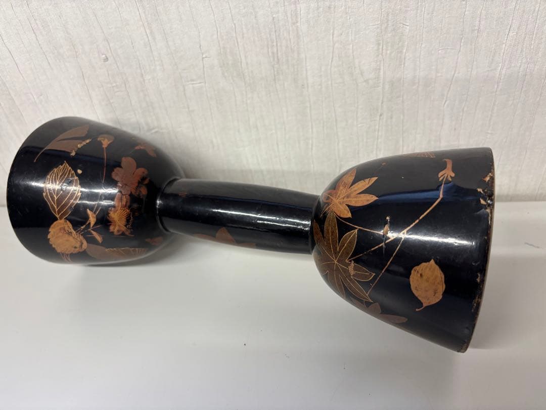 よ*し様 小鼓　胴　蒔絵　　能楽　和楽器