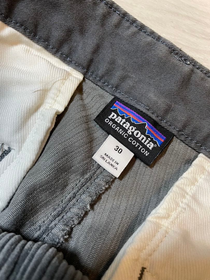 patagonia パタゴニア コーデュロイパンツ チャコールグレー