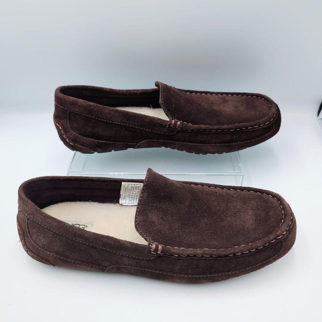【未使用級】UGG　Alder　28cm　ダークブラウン　ローファー　モカシン
