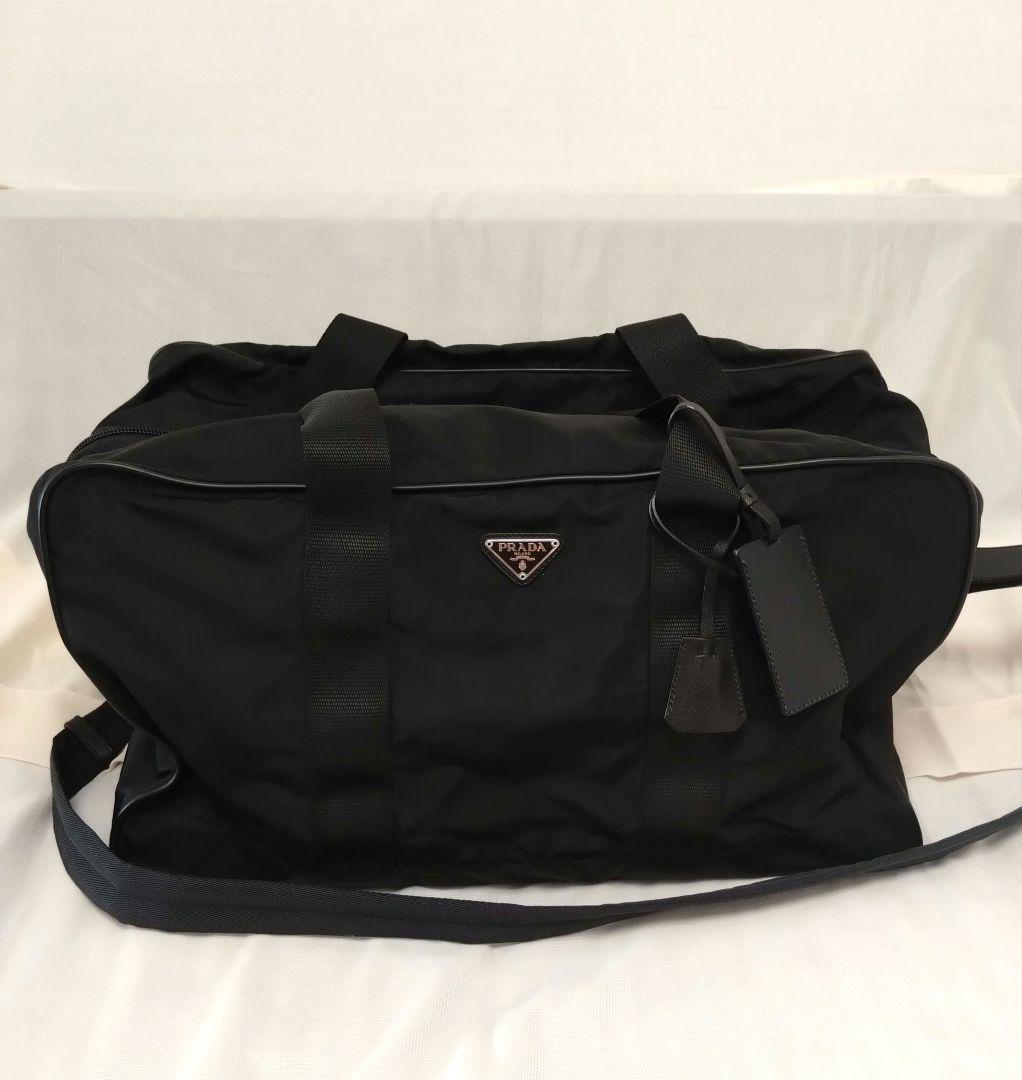 PRADA 黒 ボストンバッグ
