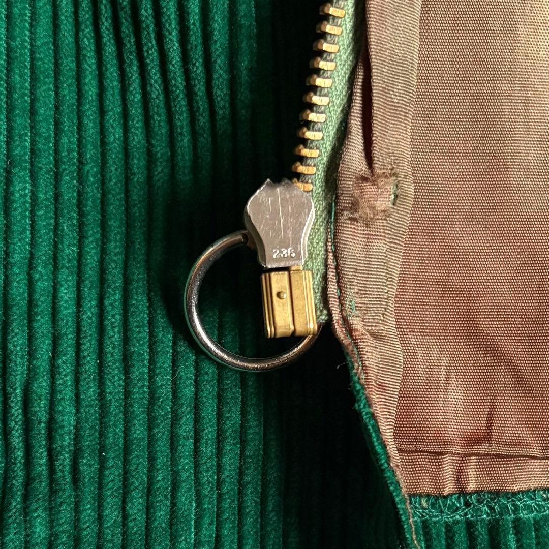 【60-70s vintage】ジップブルゾン　コーデュロイ　usa製　短丈