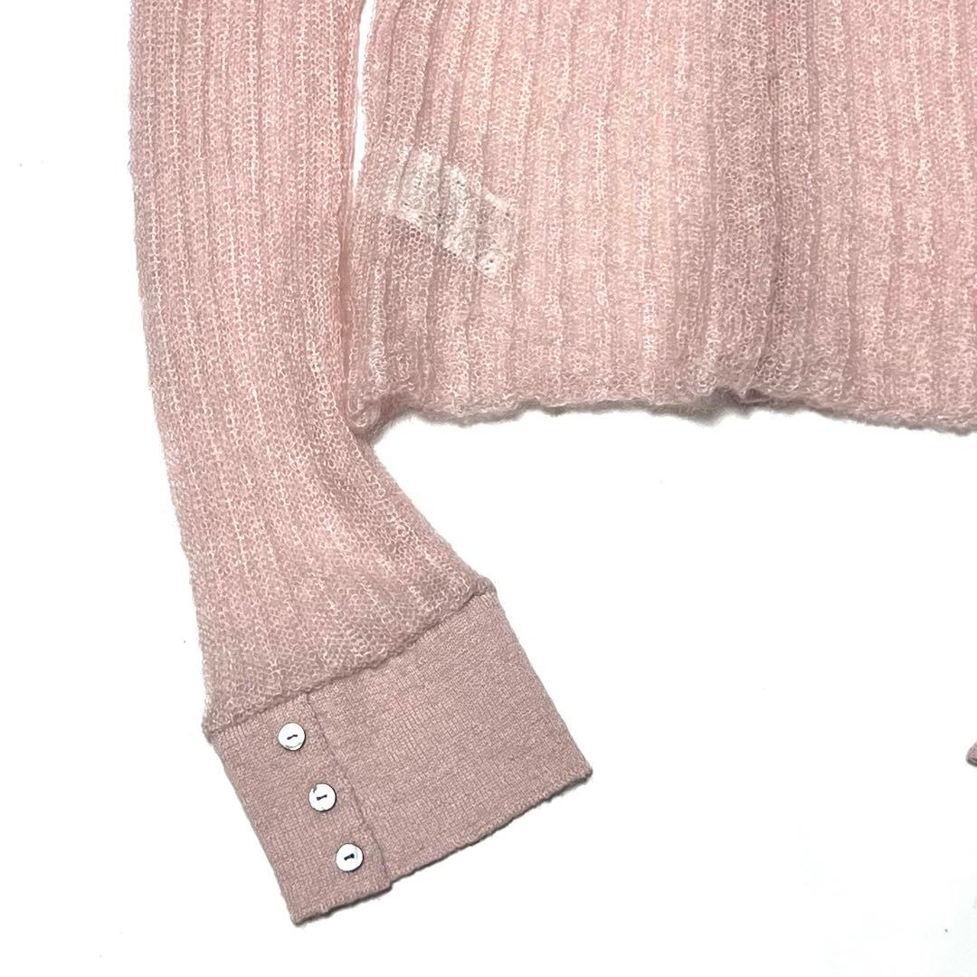 THE TOE ザ・トゥー TATE MODERN KNIT ピンク モヘヤ