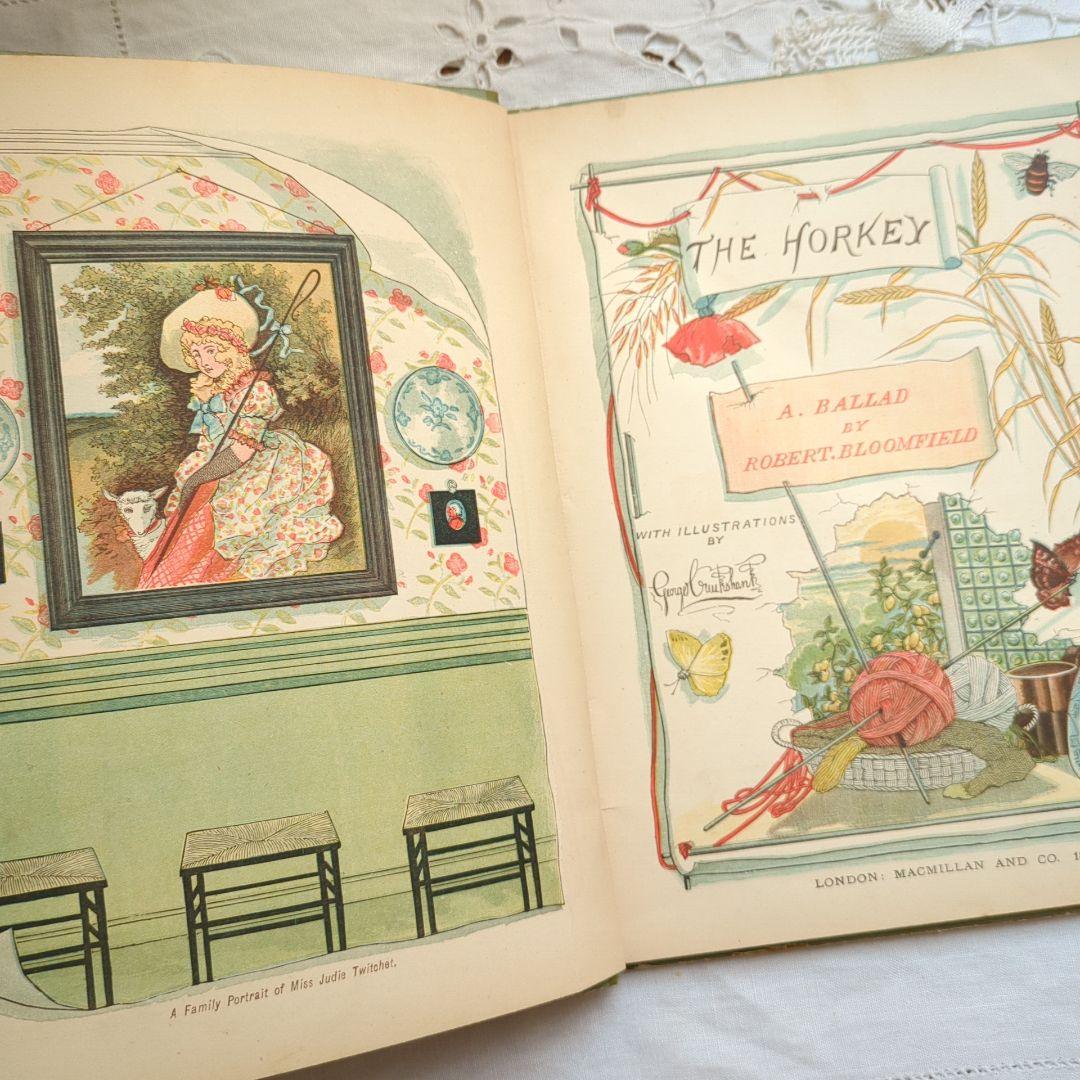 ジュリアン 稀少1882アンティーク絵本 児童書 洋書 ヴィクトリアン