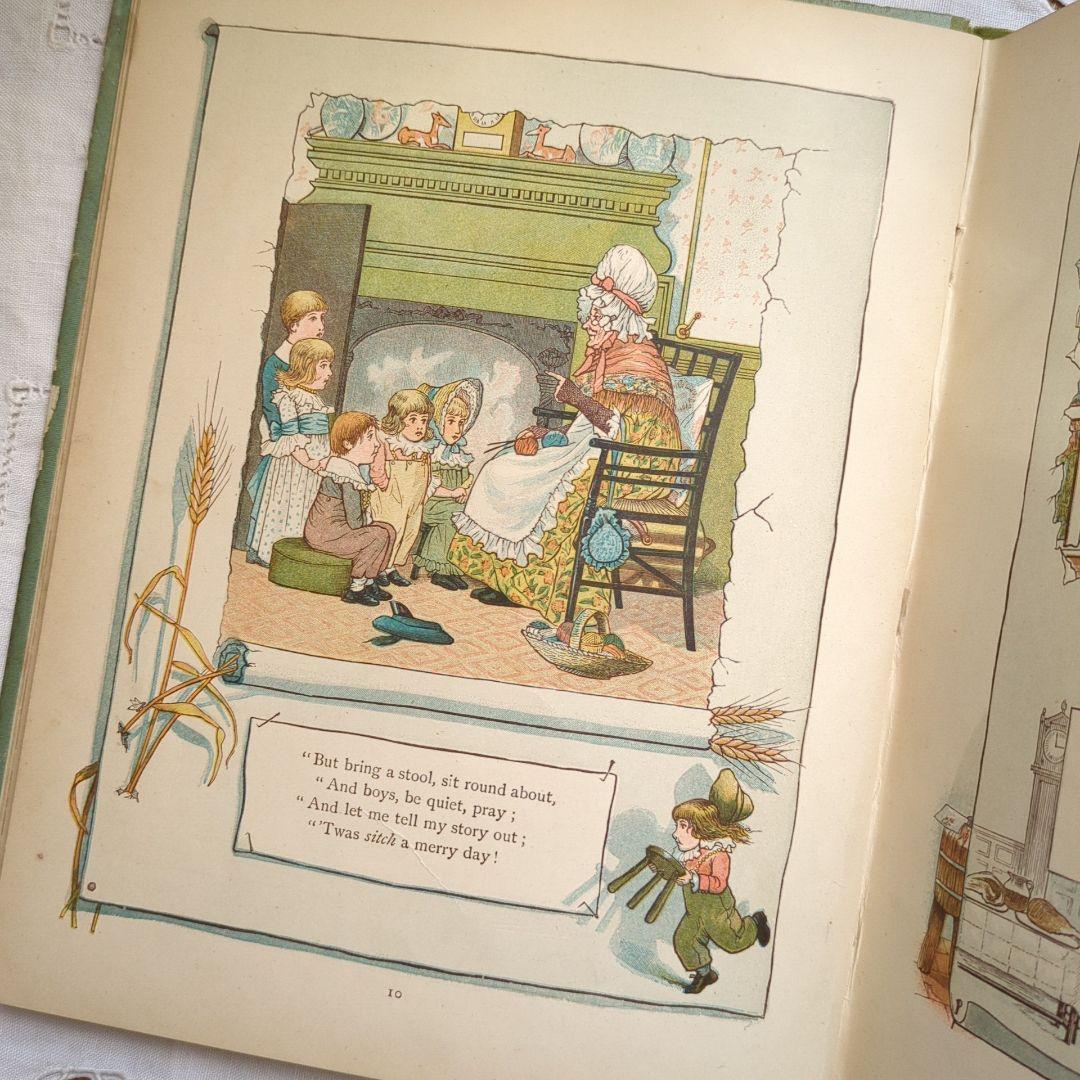 ジュリアン 稀少1882アンティーク絵本 児童書 洋書 ヴィクトリアン