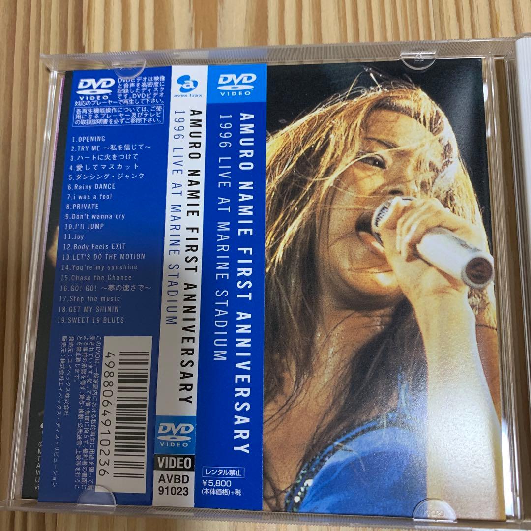安室奈美恵　DVD 初回公演　1996年　ライブ　千葉マリンスタジアム