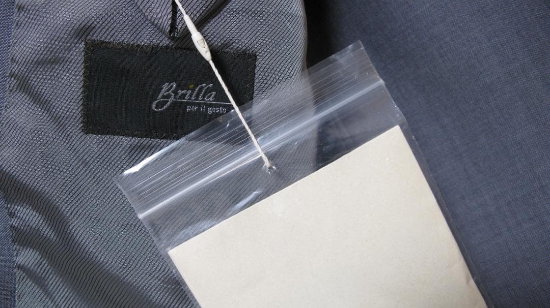 新品 ビームスBrilla DORMEUIL モヘヤスーツ48 グレー