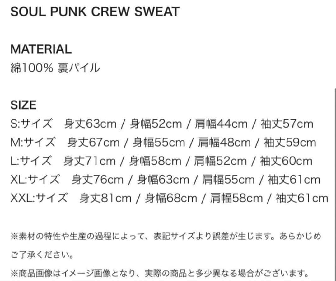 XL Hi-STANDARD SOUL PUNK スウェット ネイビー