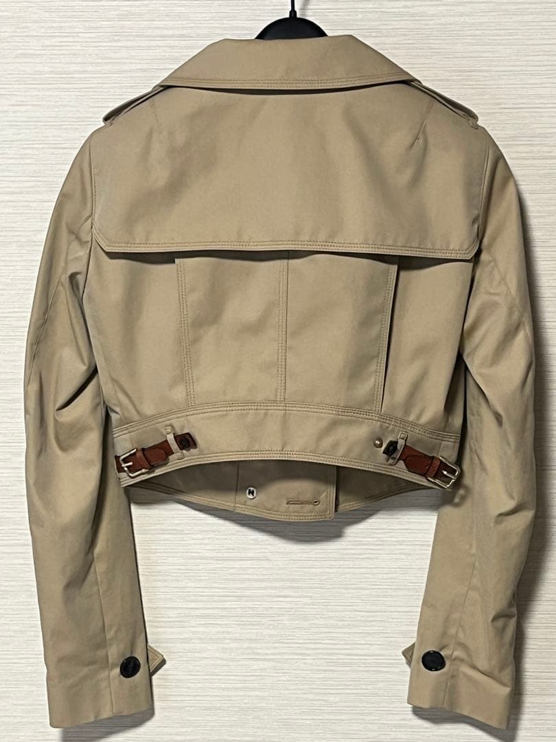 [美品]Burberryバーバリーショート丈トレンチコート