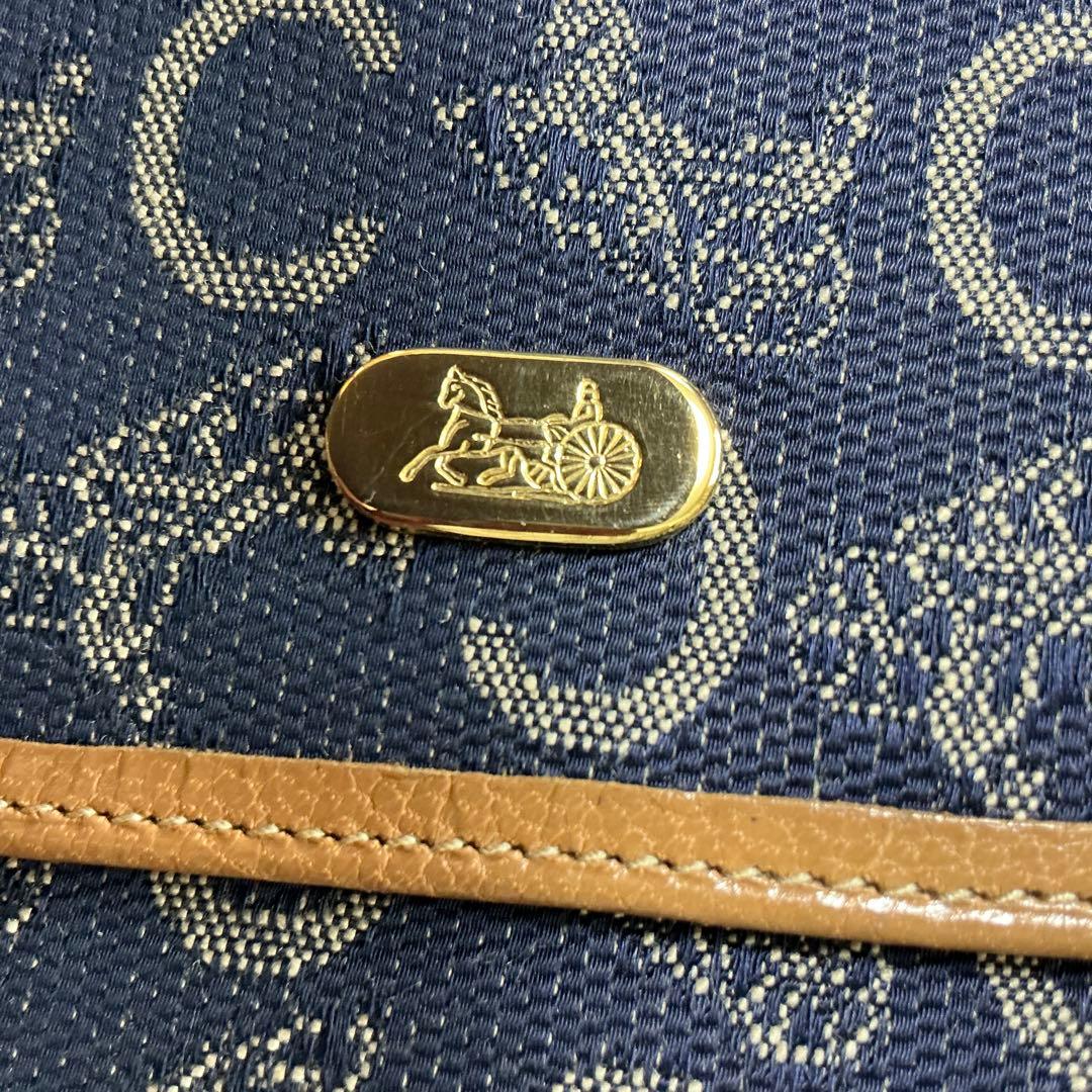 【未使用】CELINE オールドセリーヌ 三つ折り財布 Cマカダム