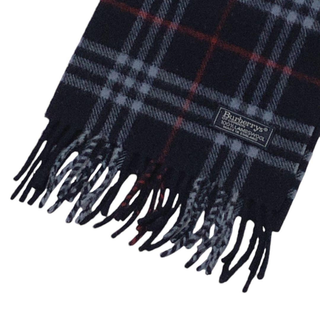 美品✨Burberrys バーバリー マフラー イギリス製 ノバチェック ウール