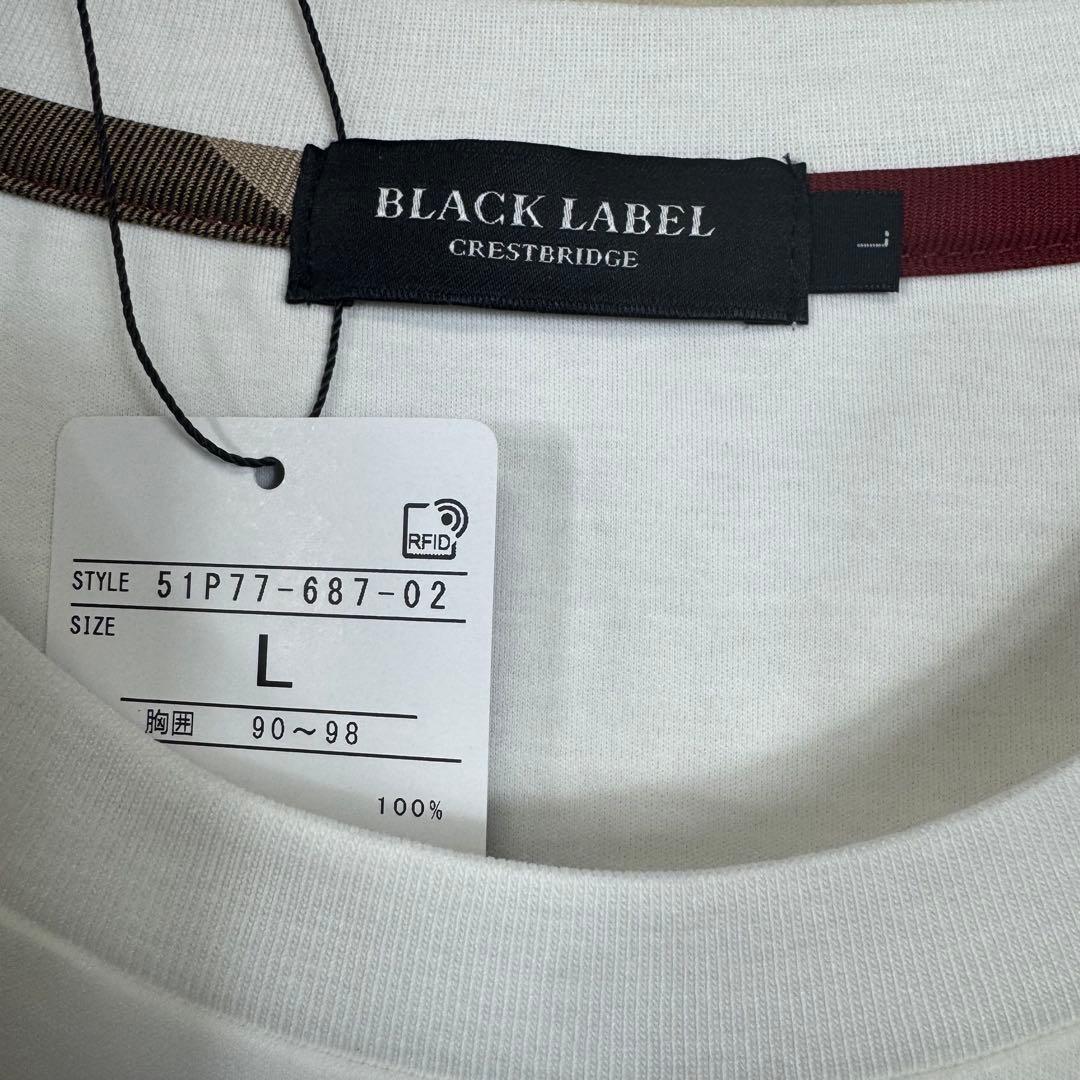 ブラックレーベルクレストブリッジ 犬プリントTシャツ L 新品タグ付き