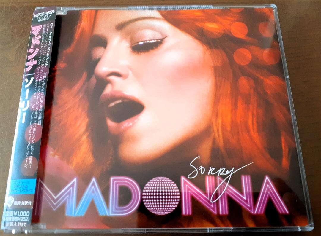 MADONNA　マドンナ　Sorry　日本盤 CDシングル