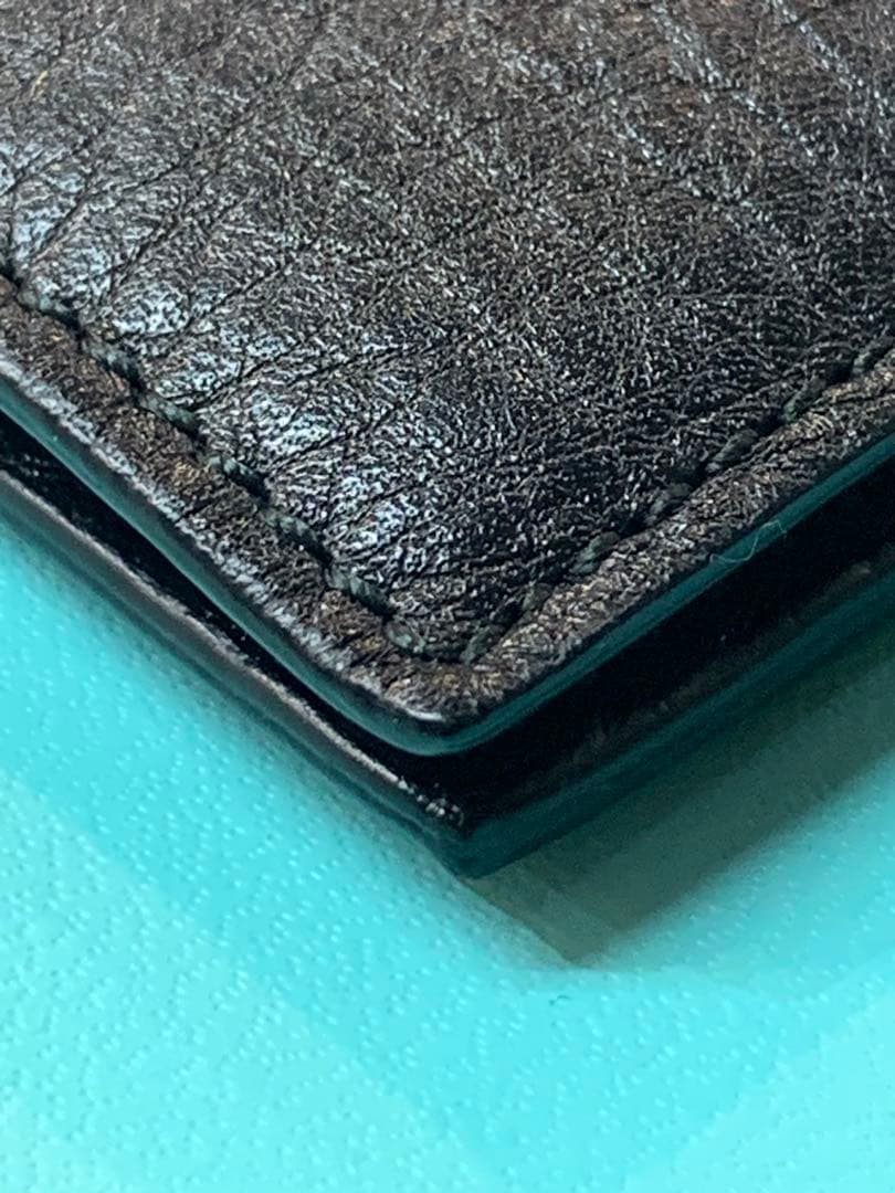美品 TIFFANY&Co. ティファニー レザー パスポートケース 手帳カバー
