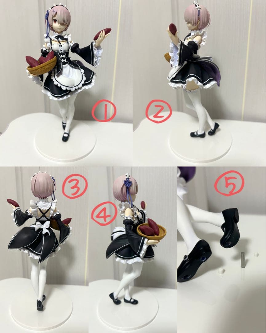 Re:ゼロから始める異世界生活 お茶会 フィギュア リゼロ レム ラム エミリア