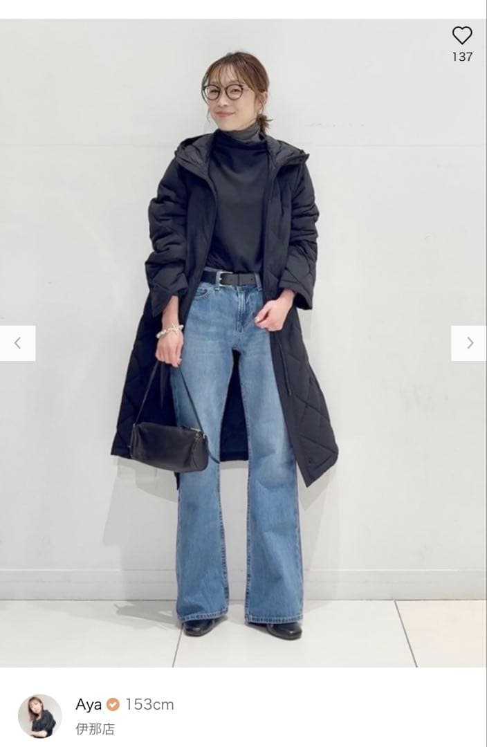 ユニクロ　BLACK サイズS黒完売　パフテックロングコートリラックスフィット