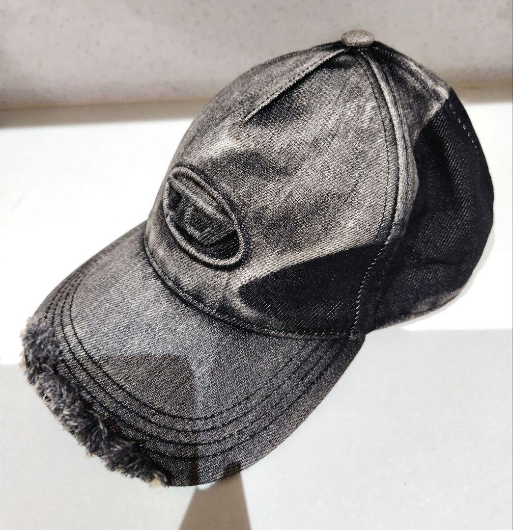 【DIESEL】メンズキャップ　美品　ブラック
