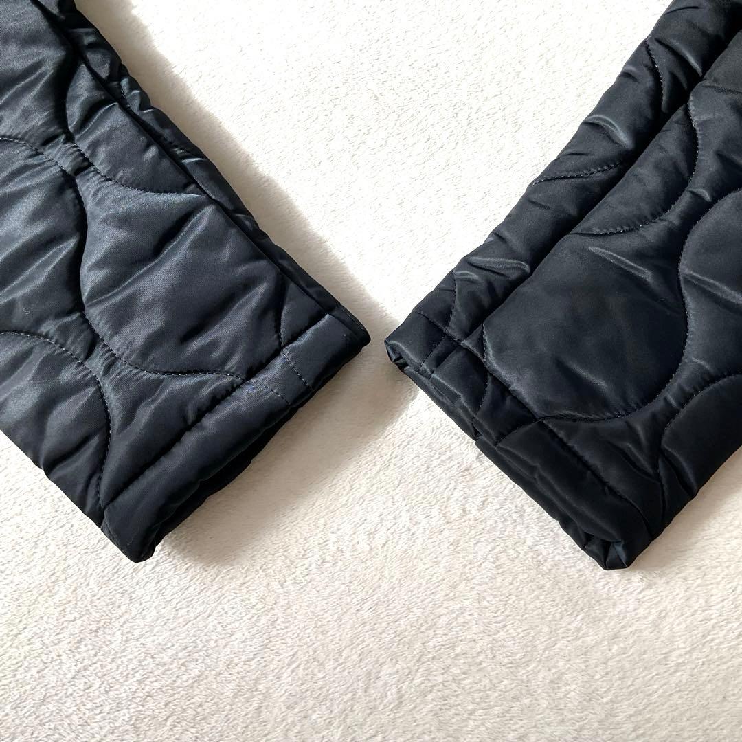 Traditional Weatherwear ノーカラー キルティングコート