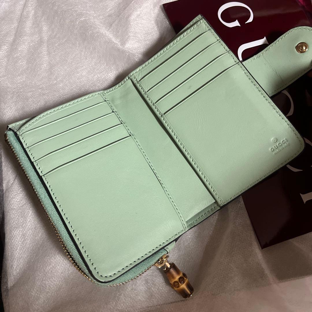 GUCCI パイソンウォレット　バンブー付き