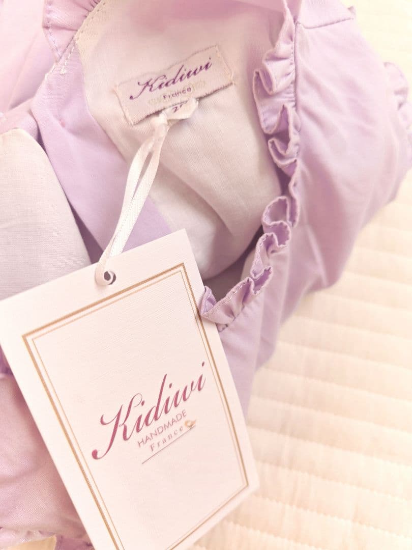 新品 kidiwi LilacDress ワンピース2y amaia サンサカエ