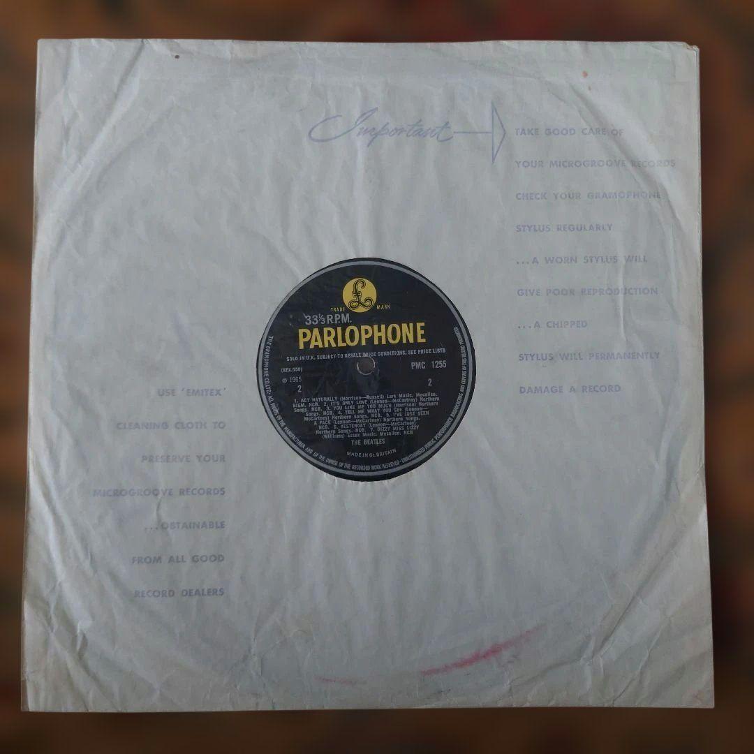UK初回盤THE BEATLES HELP!