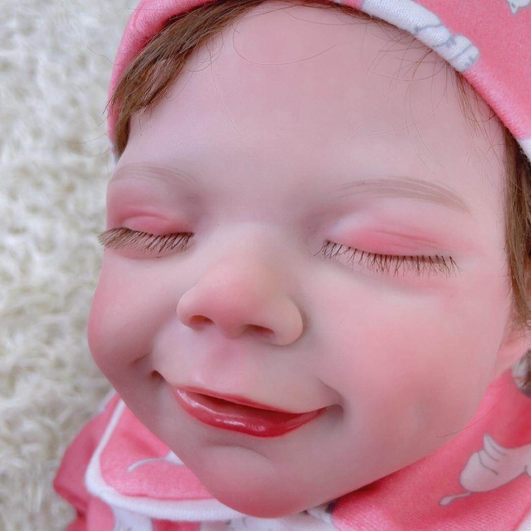 女の子♡リボーンドール 赤ちゃん人形 48cm 新生児 洋服付き 睡眠 リアル