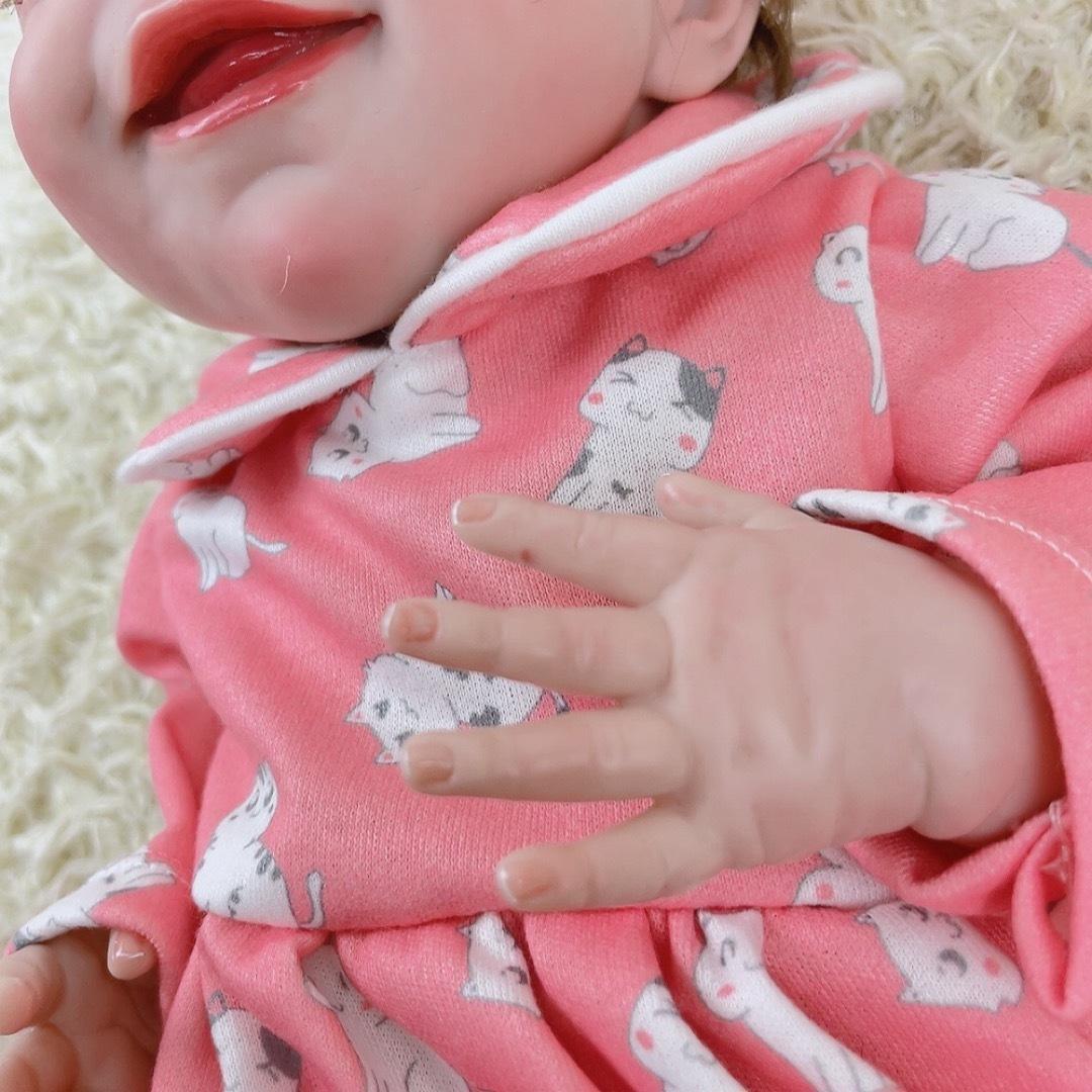 女の子♡リボーンドール 赤ちゃん人形 48cm 新生児 洋服付き 睡眠 リアル