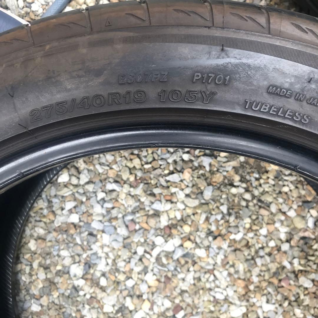 ルパン ブリヂストン POTENZA 275/40R19 ２本　2023年