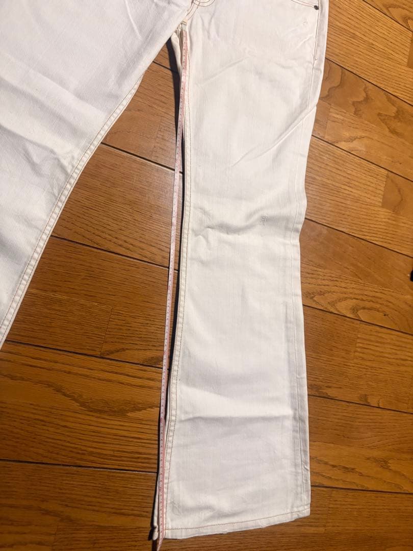 Levi's WF537 ホワイト ブーツカットデニム W31 L31