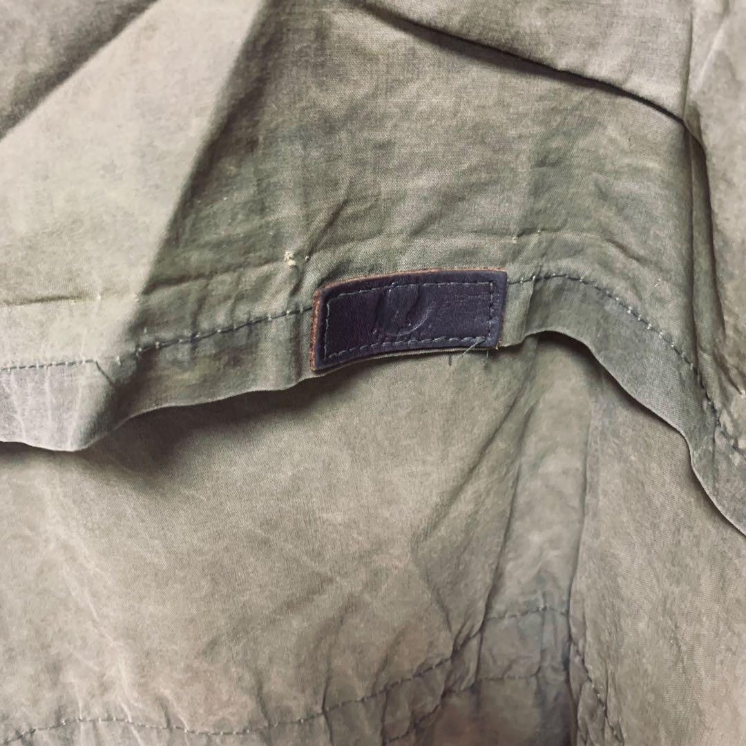 Belstaff パーカー　ジャケット　オイルド　カーキ　XL