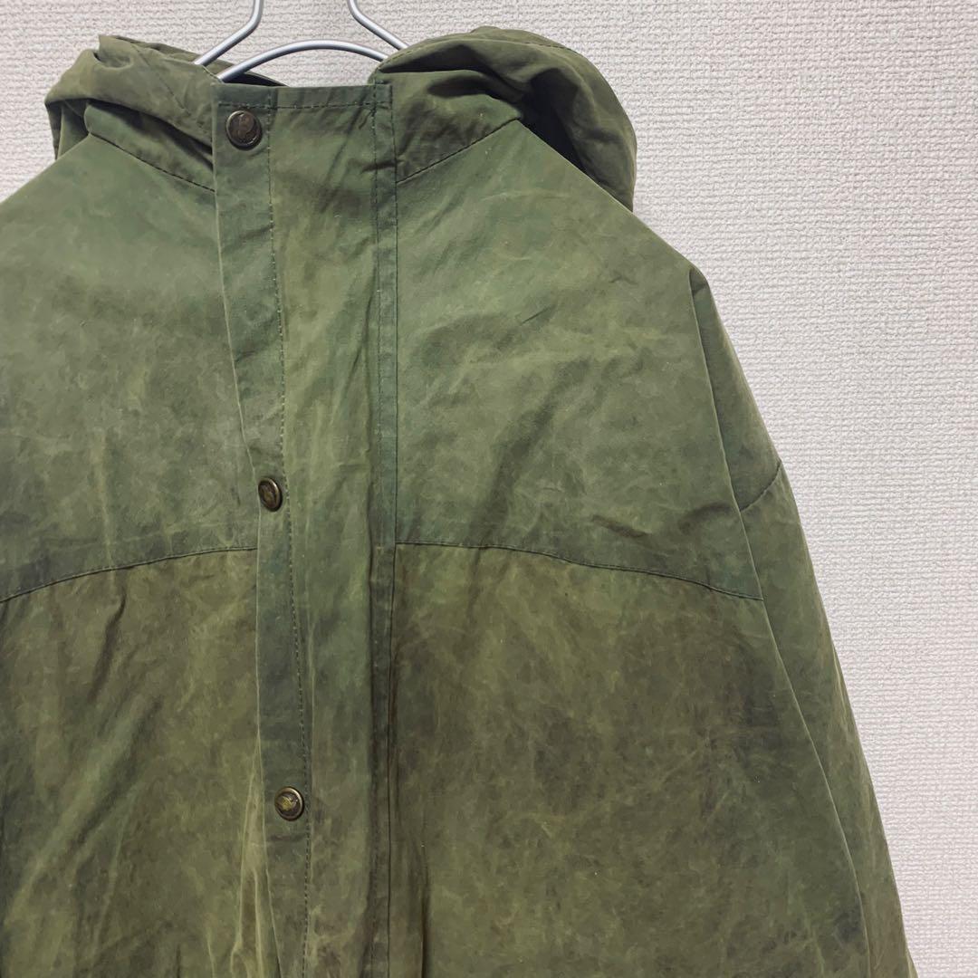 Belstaff パーカー　ジャケット　オイルド　カーキ　XL