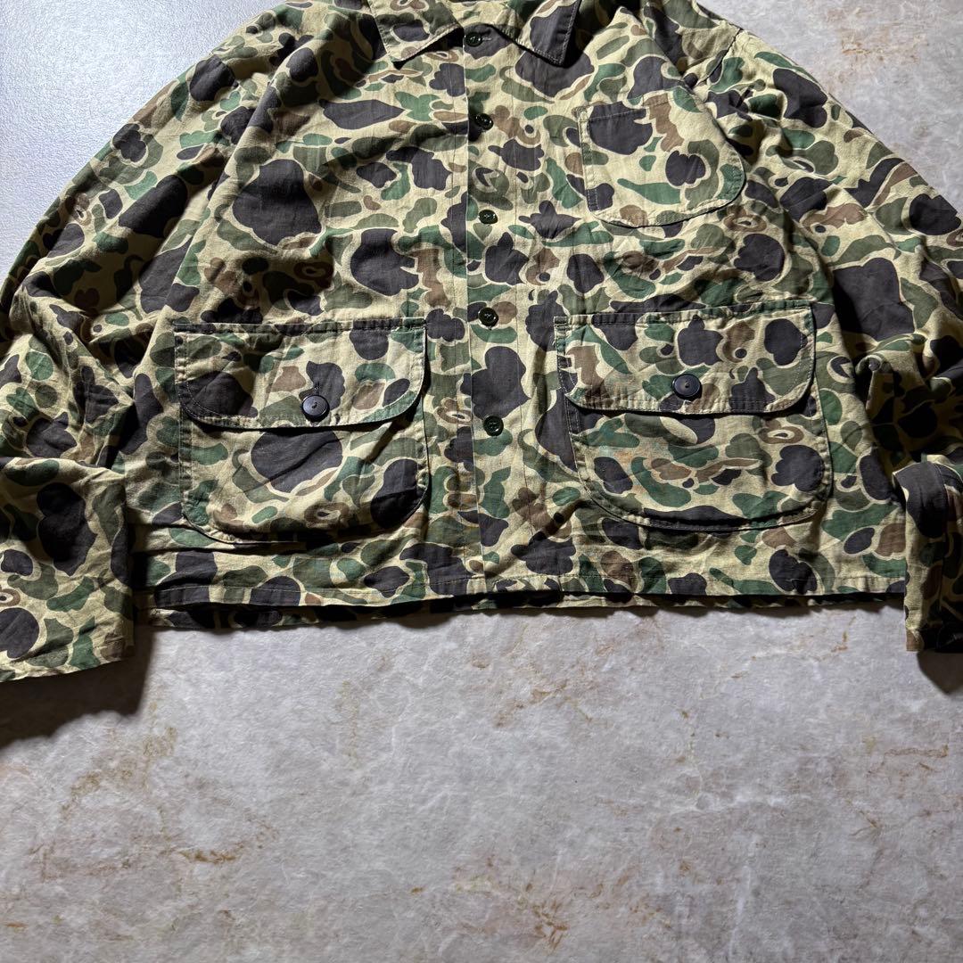 Black Sheep BRANDハンティングシャツジャケット短丈カモ柄USA製
