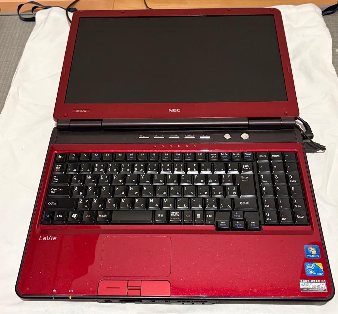 NEC LaVie レッドノートPC 本体