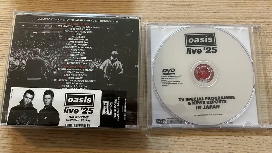 Oasis live '25 Definitive Tokyo Dome 未開封