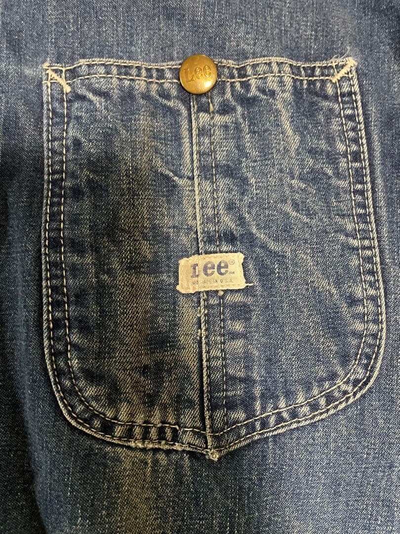 60年代。Leeの91-Jカバーオール。JELTDENIM特有のいい色です！