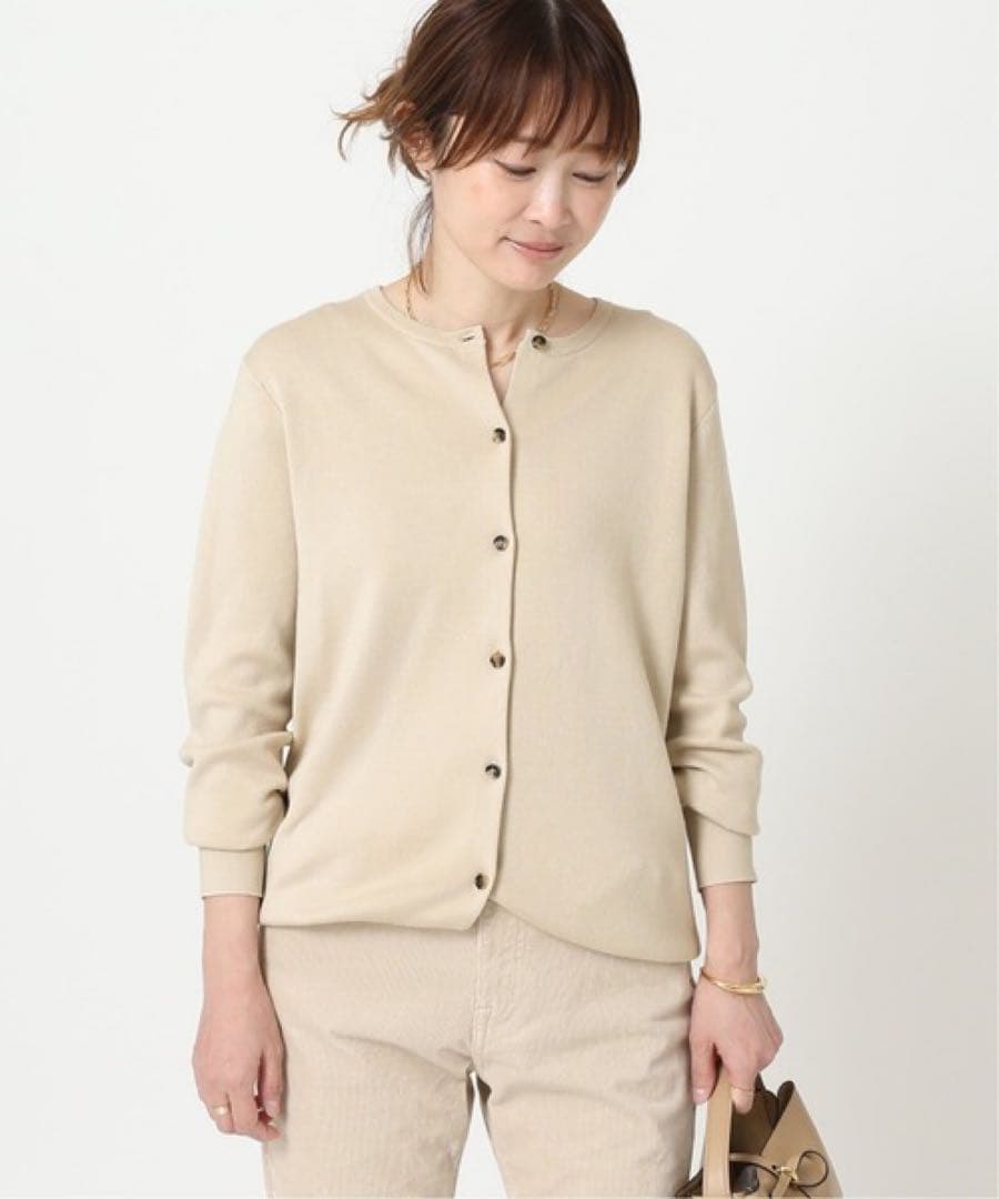 【未使用級】EVERYDAY I LIKE. クルーネック カーディガン