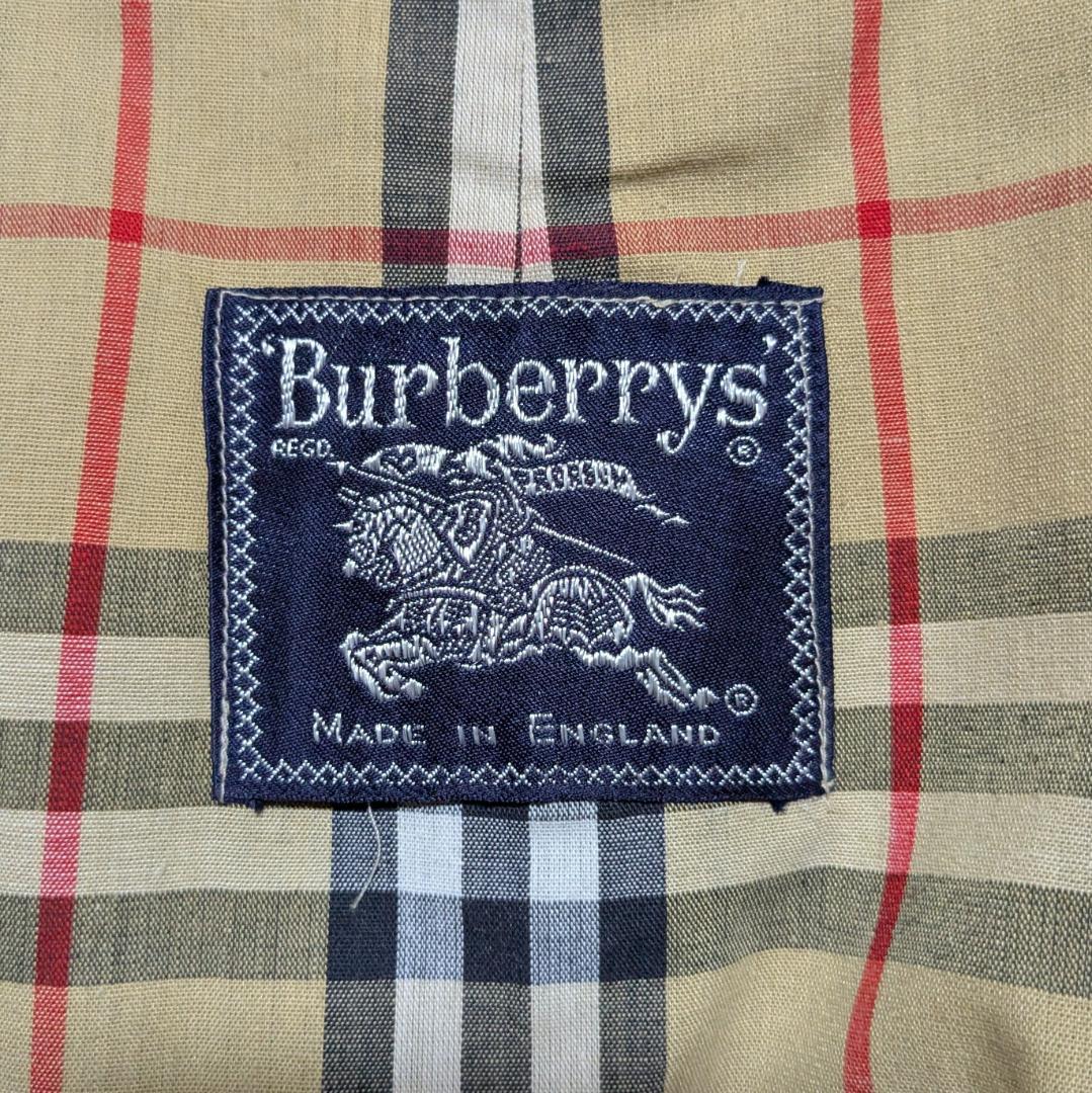 美品 英国製 80～90s バーバリー ステンカラーコート レディース 17