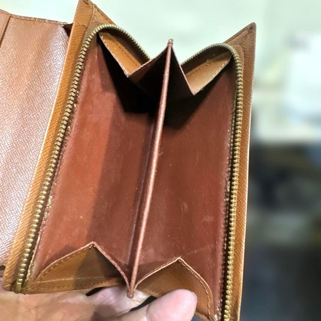 ⑨☆優良品☆ モノグラム♪Ｌ字型ファスナー財布