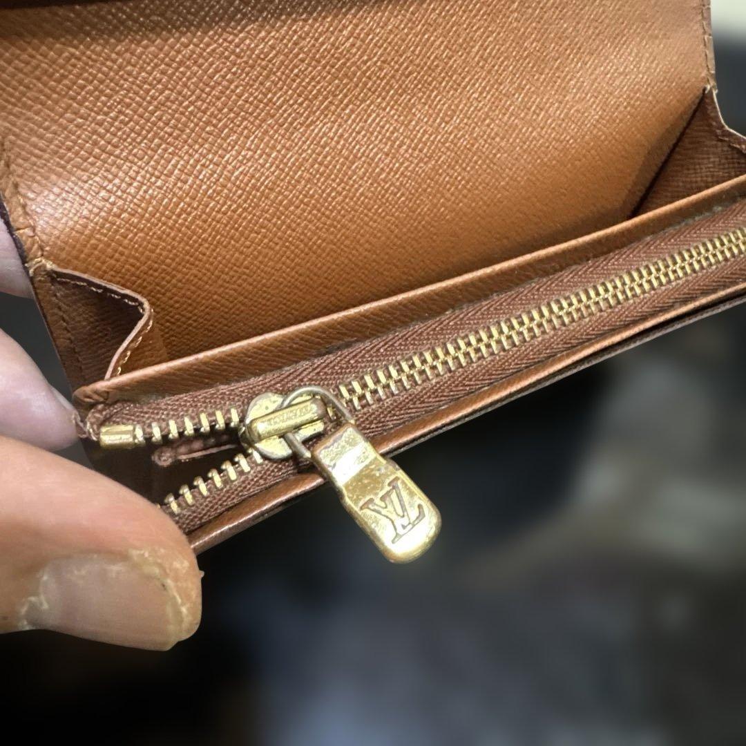 ⑨☆優良品☆ モノグラム♪Ｌ字型ファスナー財布