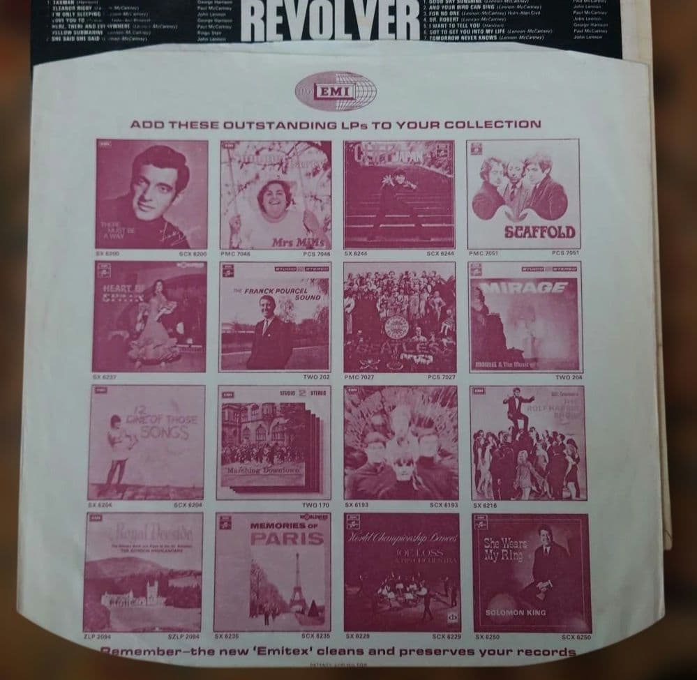 UK盤THE BEATLES REVOLVER