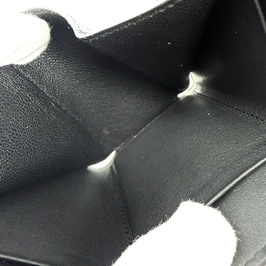 美品　SAINT LAURENT　三つ折り財布　カサンドラ　シルバー金具