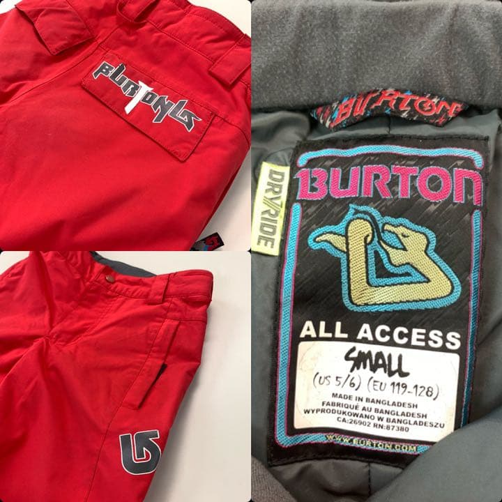 Burton キッズ　ジャケット　パンツ　セット　S