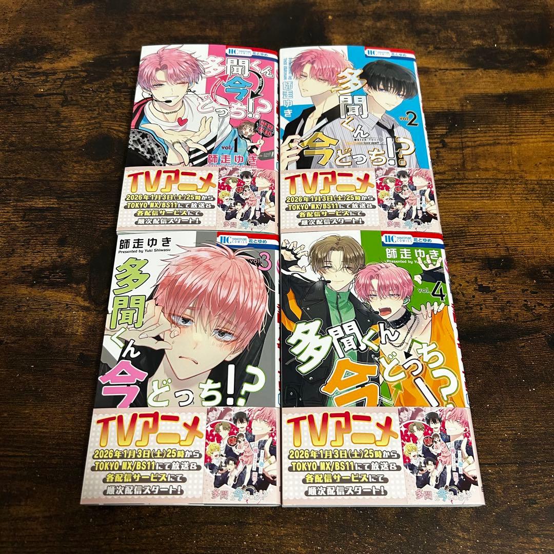 【新品・未読】多聞くん今どっち！？ 全巻セット　花とゆめ　白泉社　④
