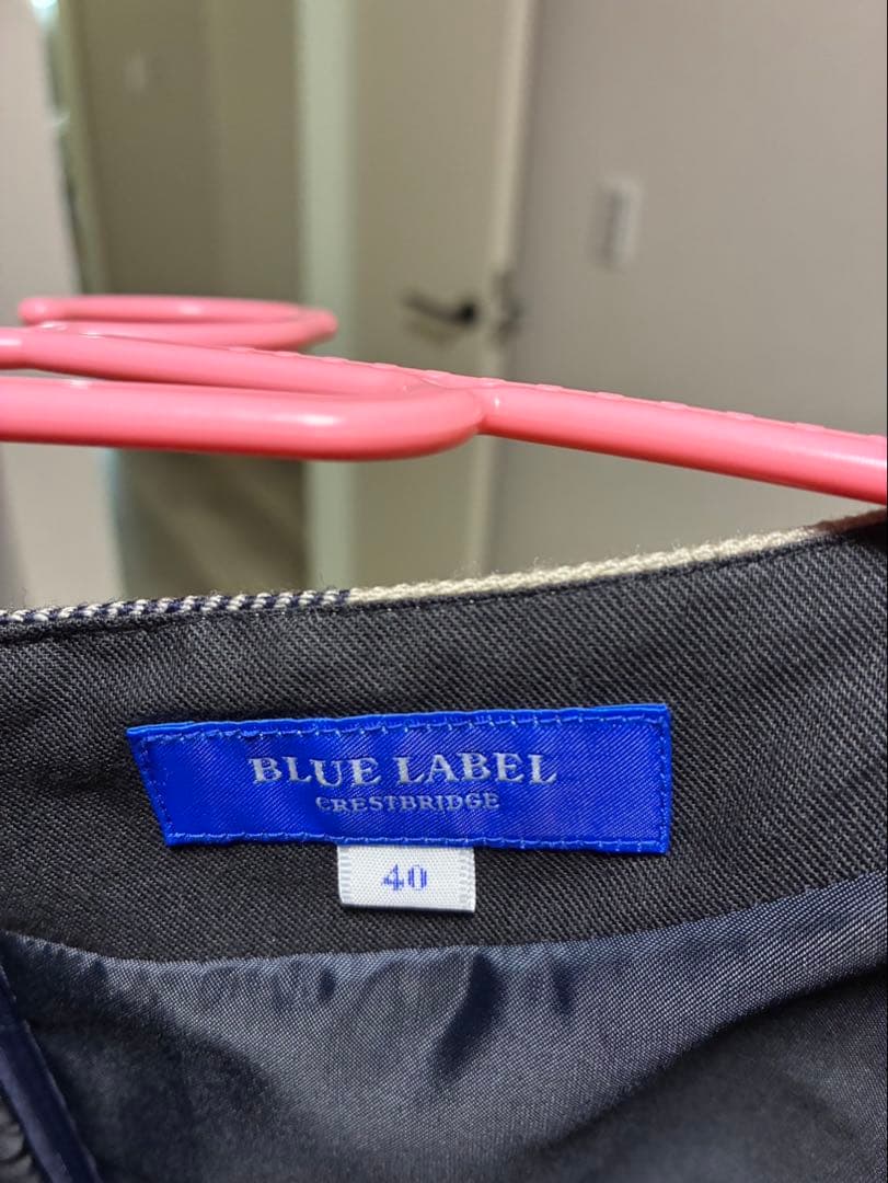 ゆるBLUE LABEL CRESTBRIDGE チェック柄ワンピース