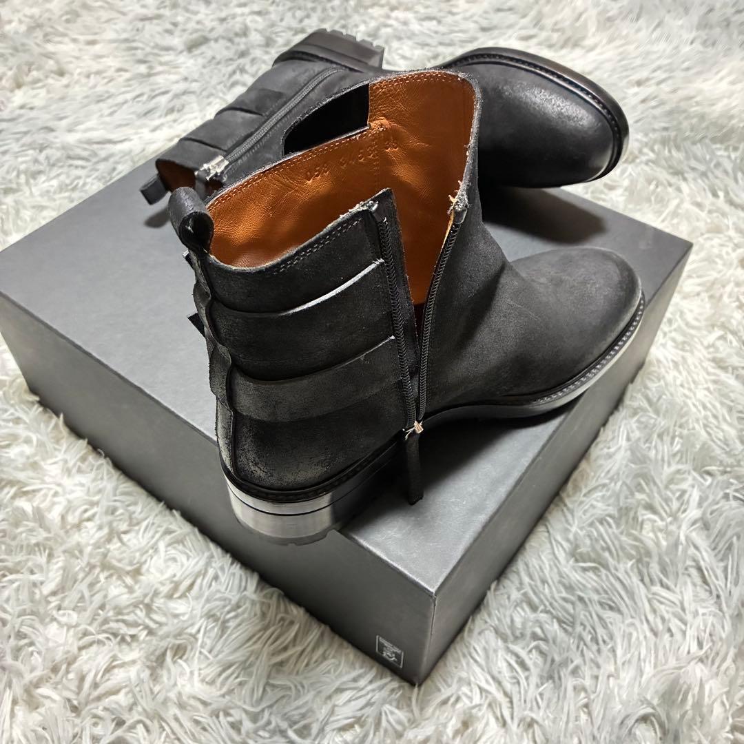 【未使用に近い】SARTORE 本革 ハラコ BLACK〈定価110,000円〉