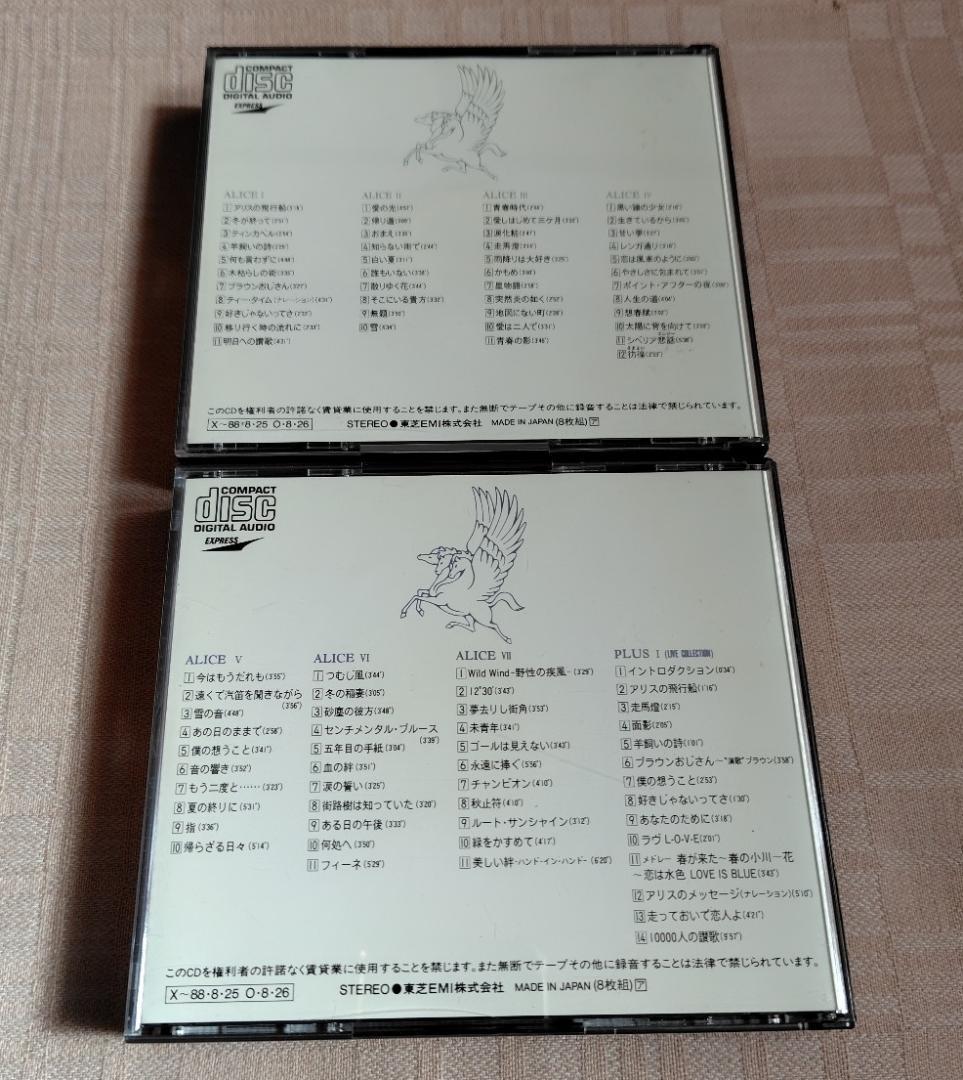 「アリスCDボックス / ALICE BOX」8枚組CD